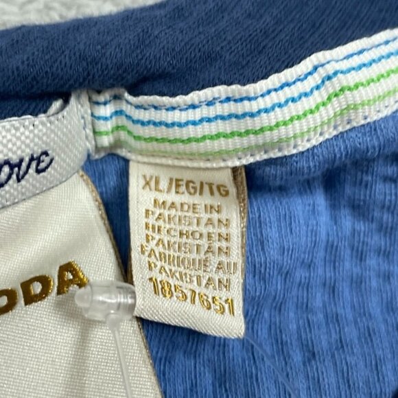 Scotch & Soda Mens Blue Textured Crew Neck T-Shirt XL NWT a0325 - Picture 3 of 9